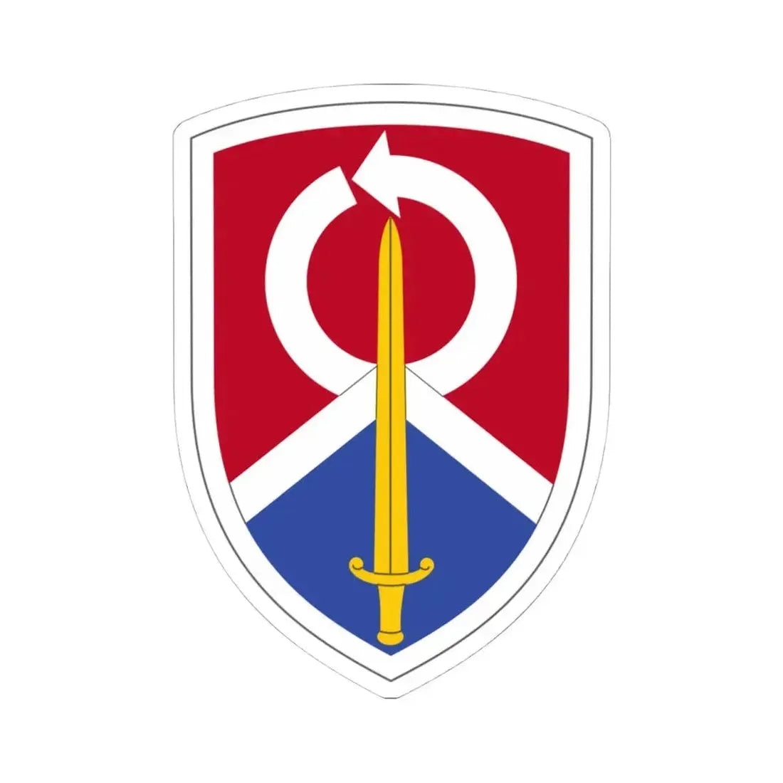 451 Sustainment Command (U.S. Army) STICKER Vinyl Kiss-Cut Decal 4 Inch White - The Sticker Space