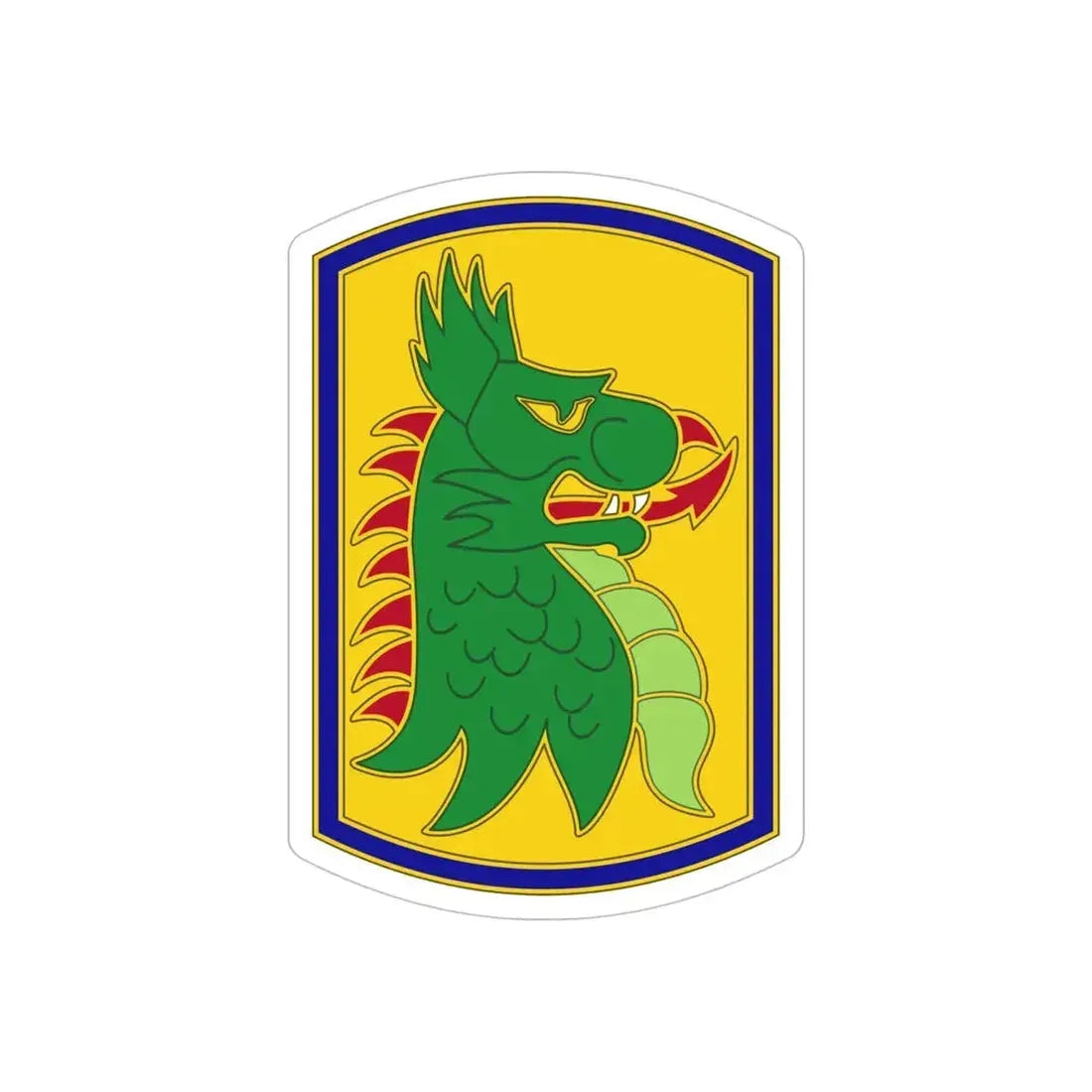 455 Chemical Brigade (U.S. Army) REVERSE PRINT Transparent Die-Cut STICKER - The Sticker Space
