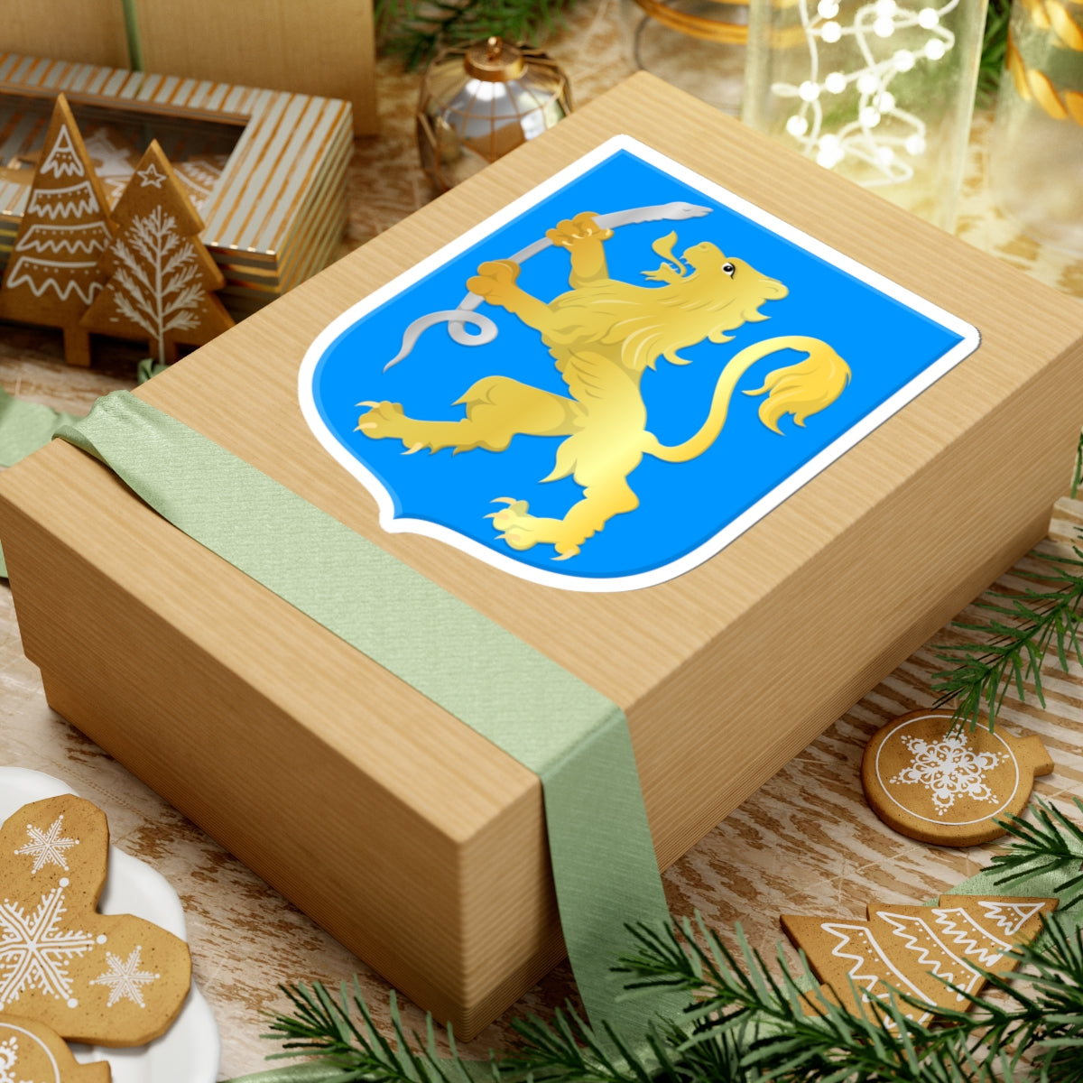 Aalsmeer alternatief wapen (Netherlands) (Coat of Arms) STICKER Vinyl Kiss-Cut Decal