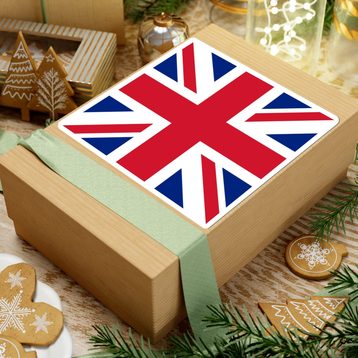 Flag of the United Kingdom 1-1 (United Kingdom) STICKER Vinyl Kiss-Cut Decal