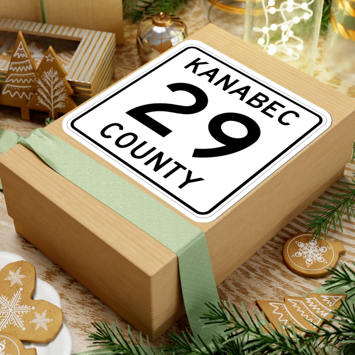 Kanabec County 29 MN (Minnesota) (Road Sign) STICKER Vinyl Kiss-Cut Decal