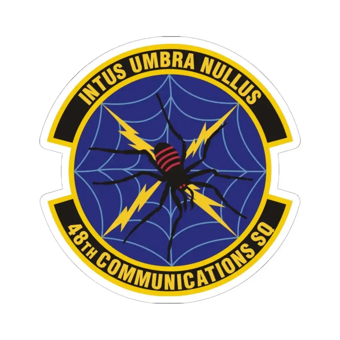 48 Communications Squadron USAFE (U.S. Air Force) STICKER Vinyl Kiss-Cut Decal 6 Inch White - The Sticker Space