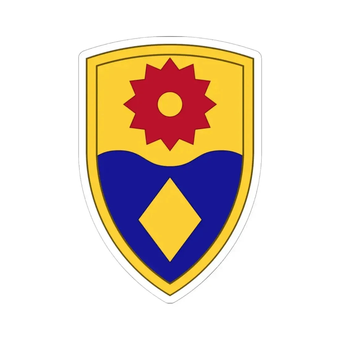 49th Military Police Brigade (U.S. Army) STICKER Vinyl Kiss-Cut Decal 6 Inch White - The Sticker Space