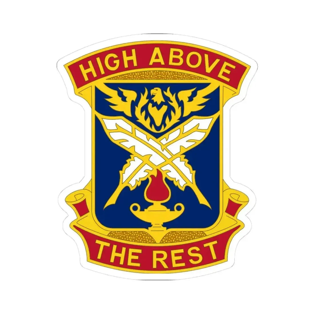 4TH ADJUTANT GENERAL BATTALION (U.S. Army) STICKER Vinyl Kiss-Cut Decal 3 Inch White - The Sticker Space