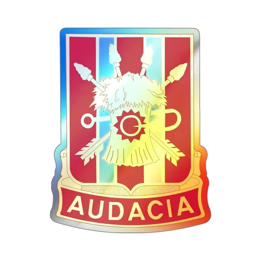 4th Artillery Regiment (U.S. Army) Holographic STICKER Die-Cut Vinyl Decal - The Sticker Space