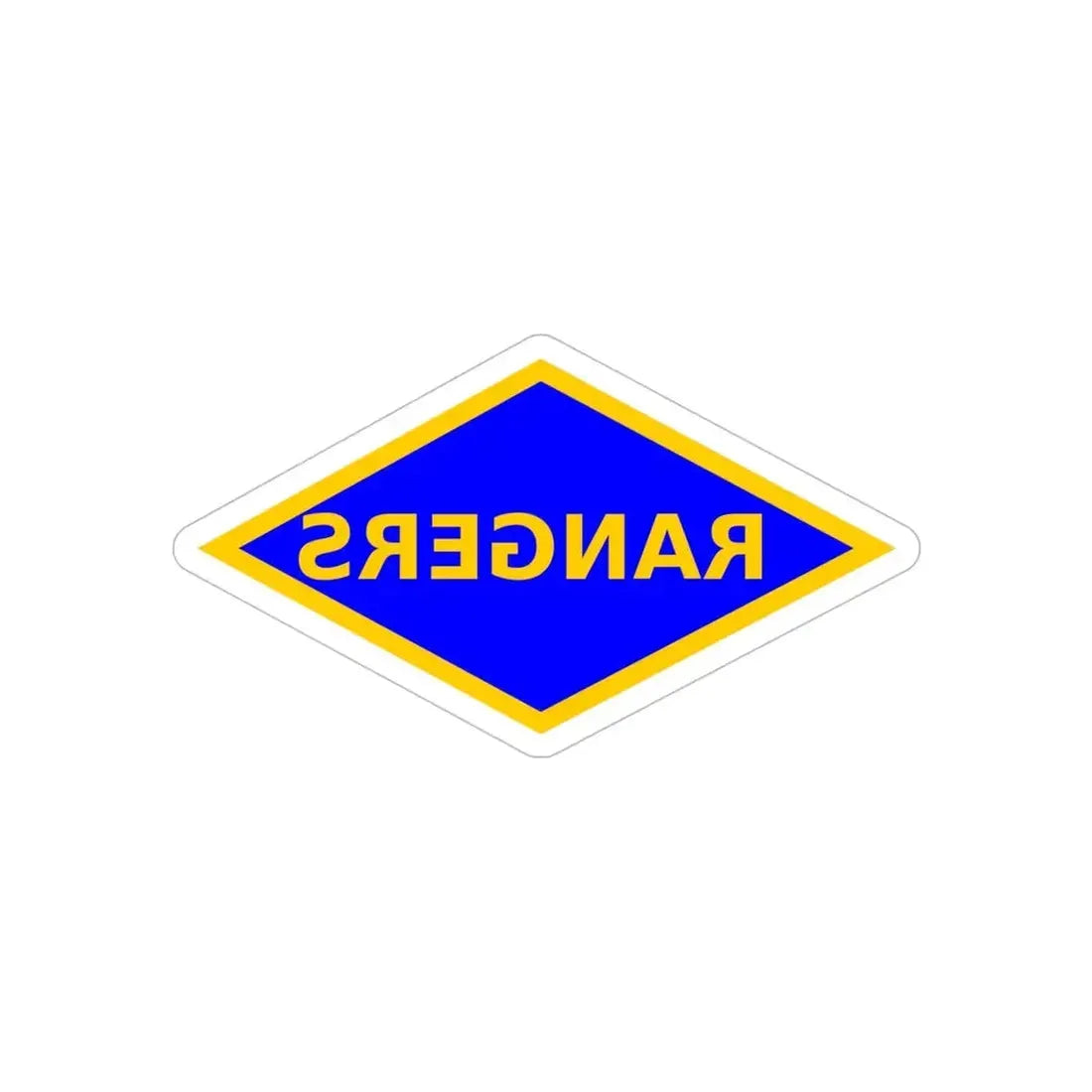 4th Ranger Battalion (U.S. Army) REVERSE PRINT Transparent Die-Cut STICKER - The Sticker Space