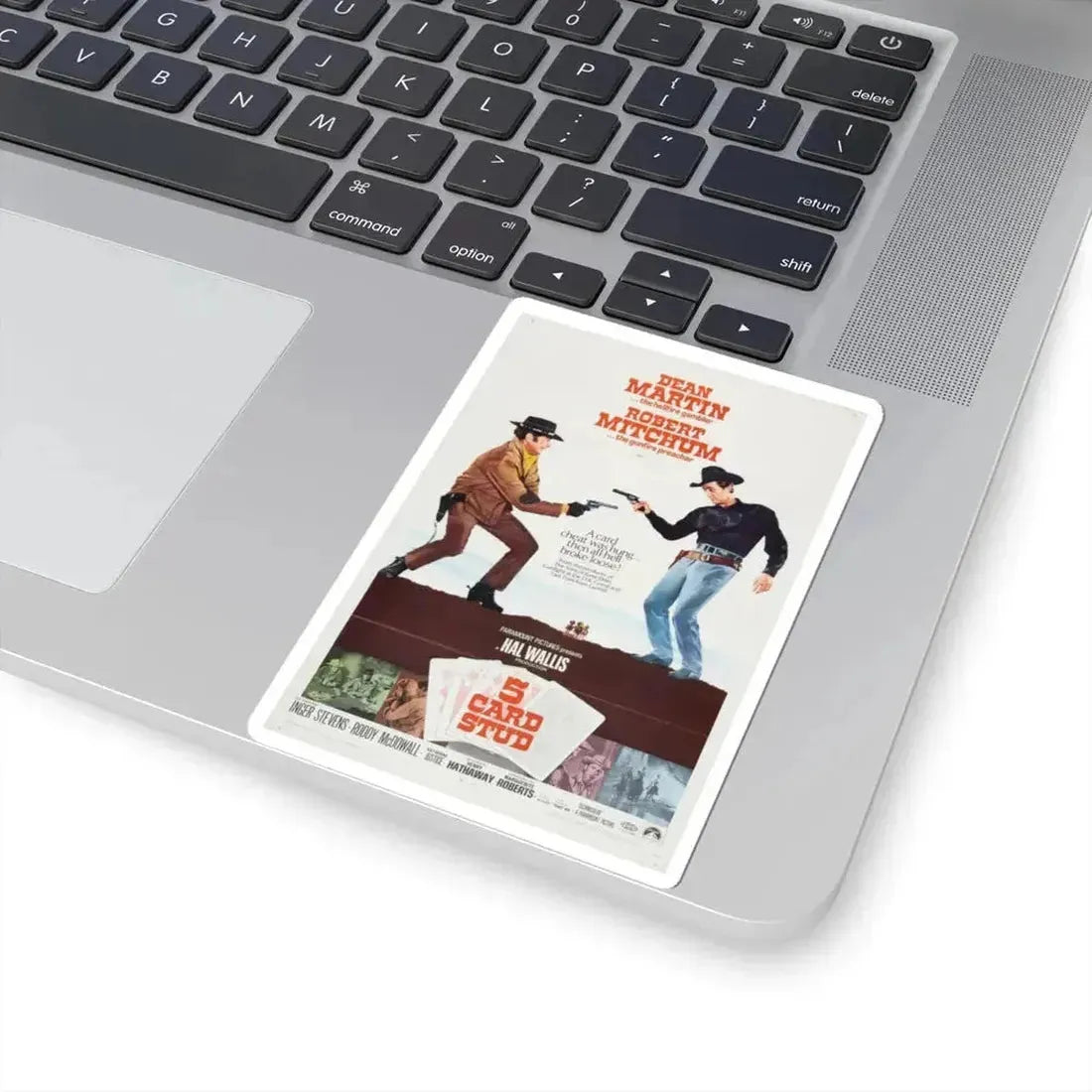 5 Card Stud 1968 Movie Poster - STICKER Vinyl Kiss-Cut Decal - The Sticker Space