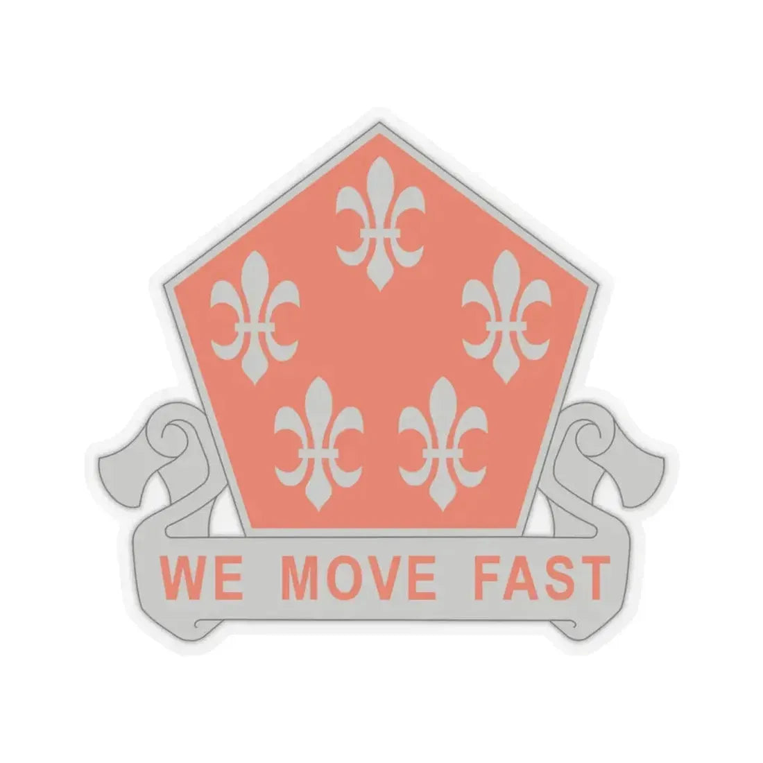 5 Signal Battalion (U.S. Army) STICKER Vinyl Kiss-Cut Decal 4 Inch Transparent - The Sticker Space