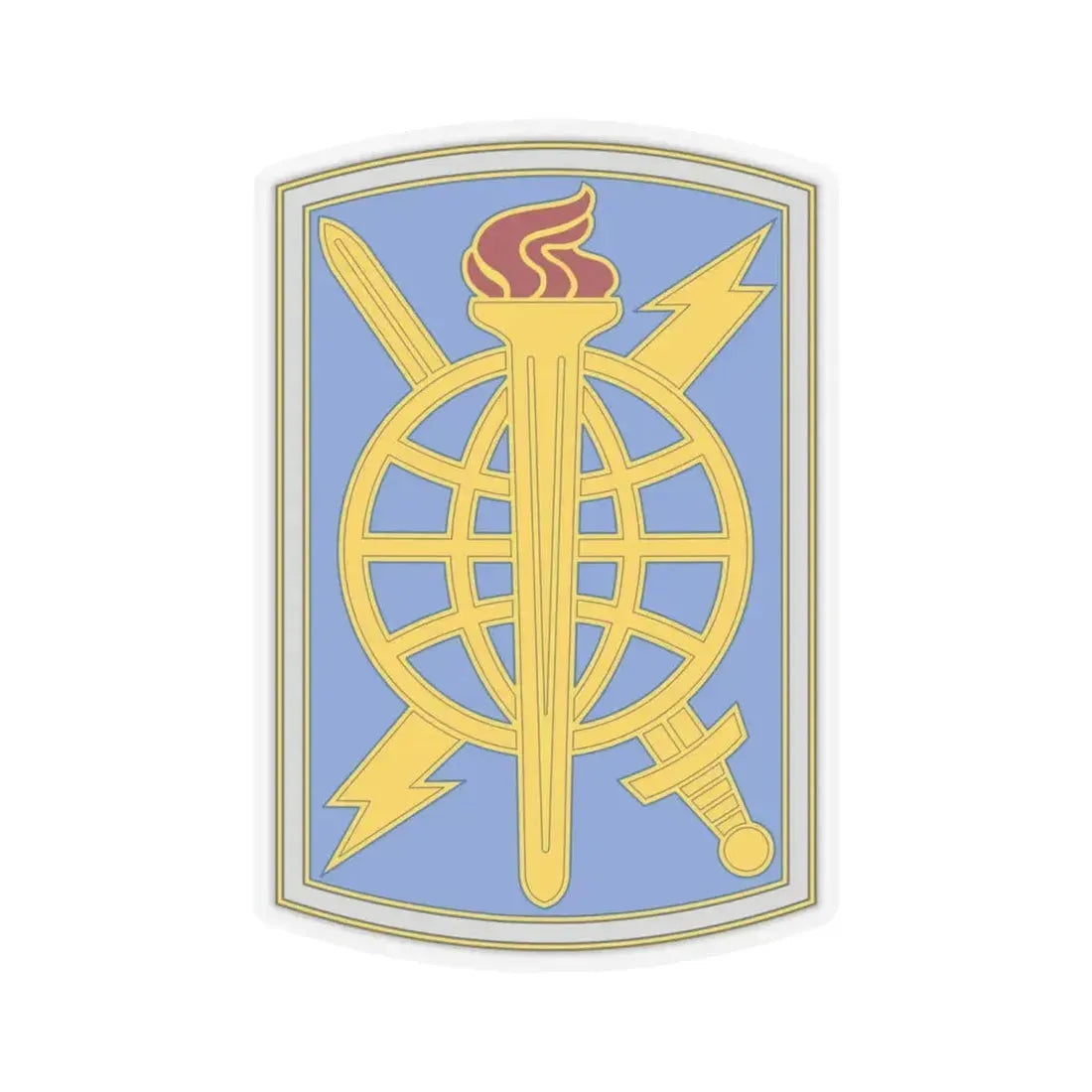 500 Military Intelligence Brigade 3 (U.S. Army) STICKER Vinyl Kiss-Cut Decal 6 Inch Transparent - The Sticker Space