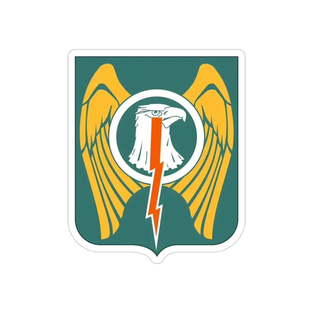 501 Aviation Regiment 2 (U.S. Army) REVERSE PRINT Transparent Die-Cut STICKER - The Sticker Space