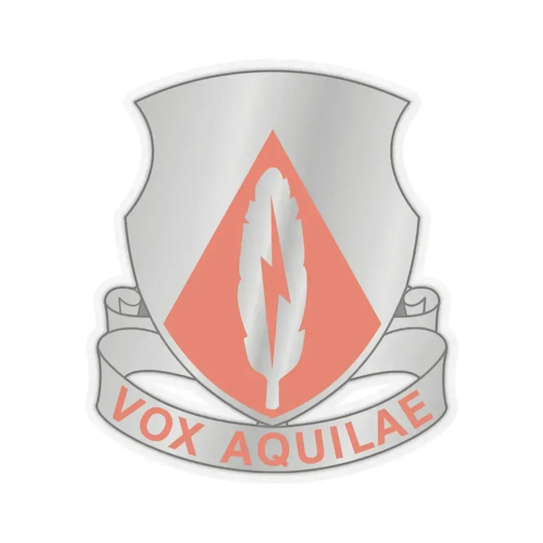 501 Signal Battalion (U.S. Army) STICKER Vinyl Kiss-Cut Decal 4 Inch Transparent - The Sticker Space