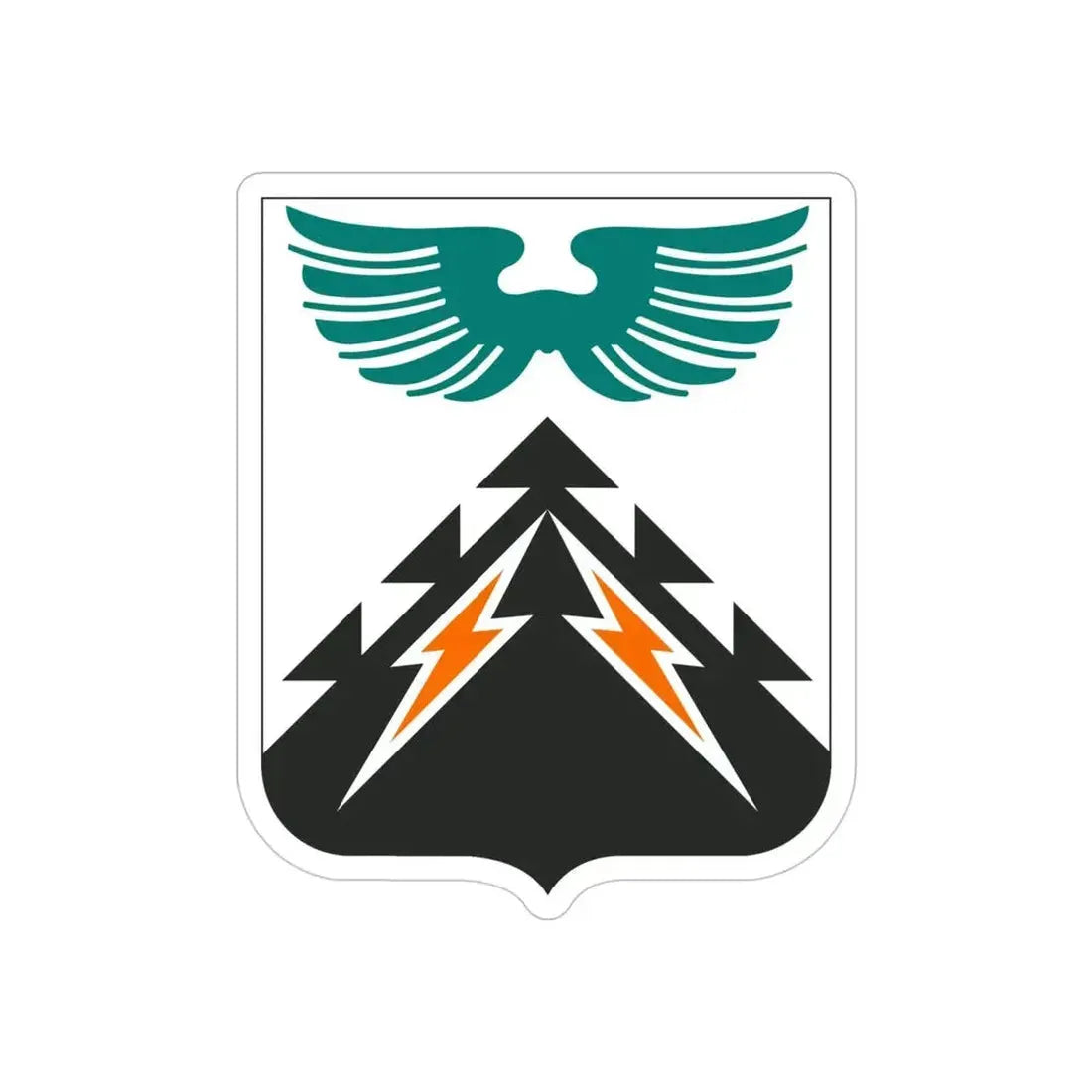 502 Aviation Regiment 2 (U.S. Army) REVERSE PRINT Transparent Die-Cut STICKER - The Sticker Space