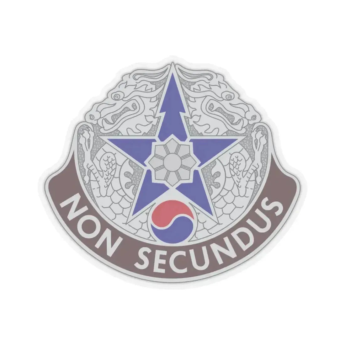 502 Field Hospital (U.S. Army) STICKER Vinyl Kiss-Cut Decal 6 Inch Transparent - The Sticker Space