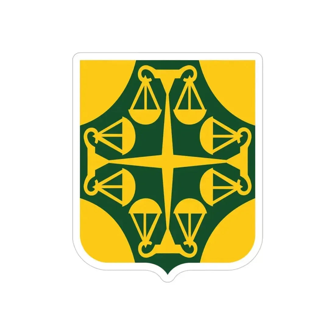 502 Military Police Battalion 2 (U.S. Army) REVERSE PRINT Transparent Die-Cut STICKER - The Sticker Space