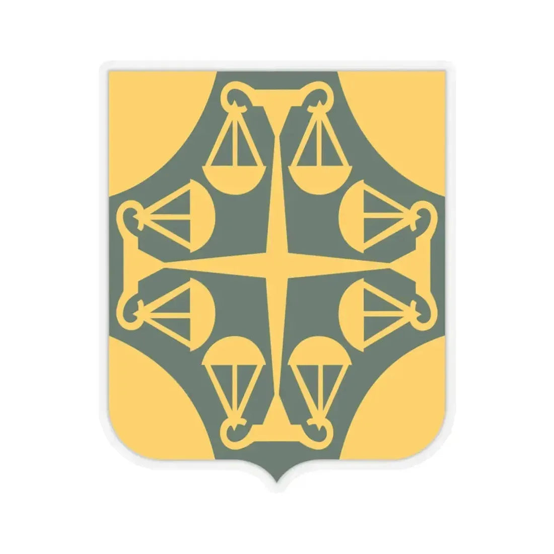 502 Military Police Battalion 2 (U.S. Army) STICKER Vinyl Kiss-Cut Decal 6 Inch Transparent - The Sticker Space