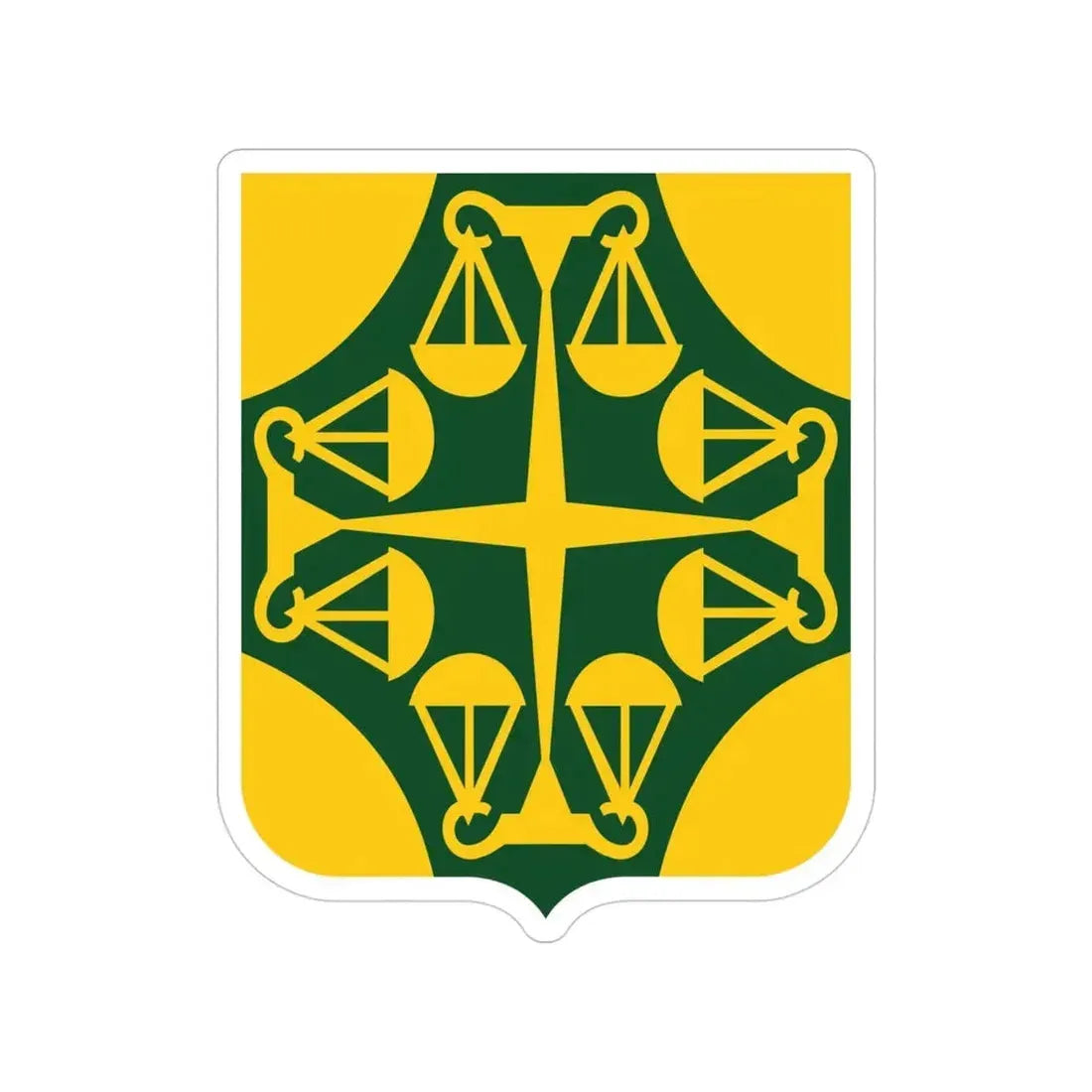 502 Military Police Battalion 2 (U.S. Army) Transparent STICKER Die-Cut Vinyl Decal - The Sticker Space