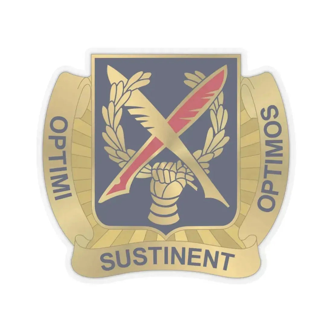 502 Personnel Services Battalion (U.S. Army) STICKER Vinyl Kiss-Cut Decal 6 Inch Transparent - The Sticker Space