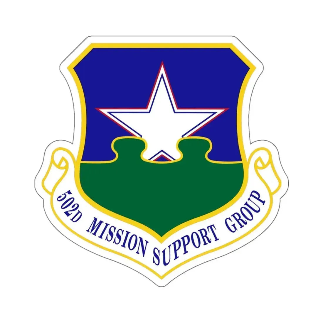 502d Mission Support Group (U.S. Air Force) STICKER Vinyl Die-Cut Decal - The Sticker Space