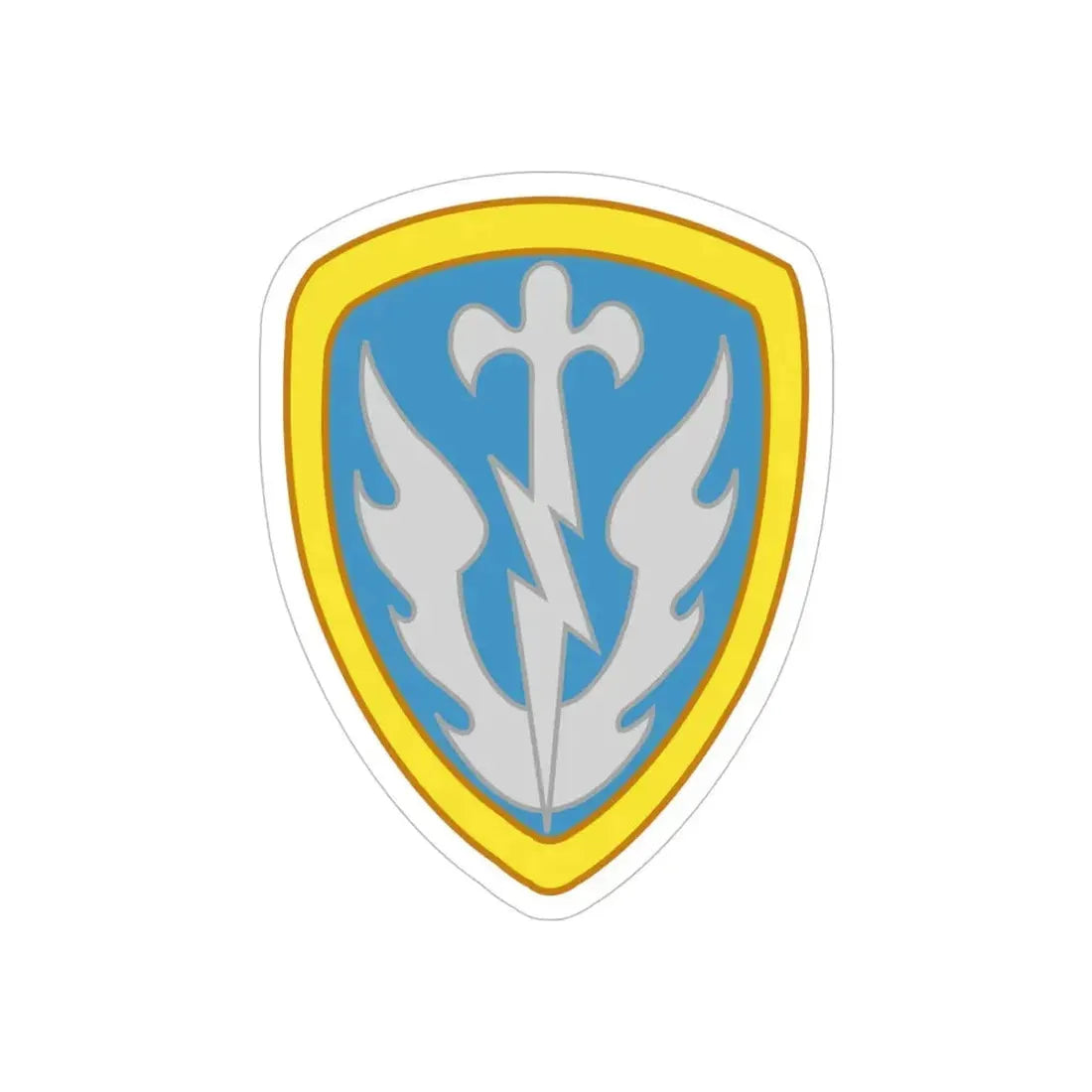 504th Military Intelligence Brigade (U.S. Army) REVERSE PRINT Transparent Die-Cut STICKER - The Sticker Space