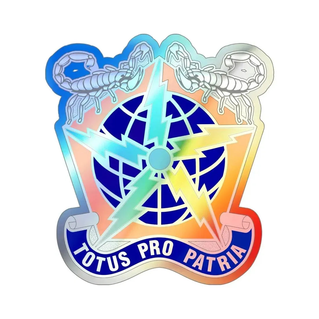 505 Signal Brigade 3 (U.S. Army) Holographic STICKER Die-Cut Vinyl Decal - The Sticker Space