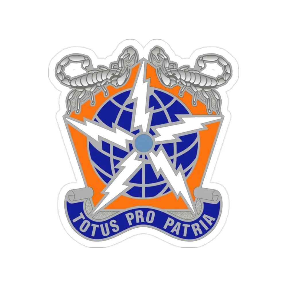 505 Signal Brigade 3 (U.S. Army) Transparent STICKER Die-Cut Vinyl Decal - The Sticker Space
