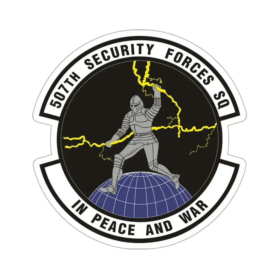 507th Security Forces Squadron (U.S. Air Force) STICKER Vinyl Die-Cut Decal - The Sticker Space