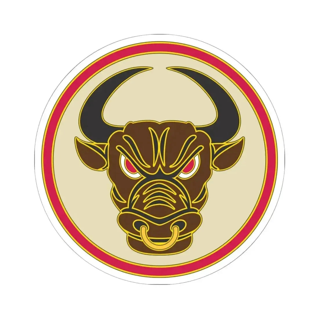 518th Sustainment Brigade (U.S. Army) STICKER Vinyl Kiss-Cut Decal 6 Inch White - The Sticker Space