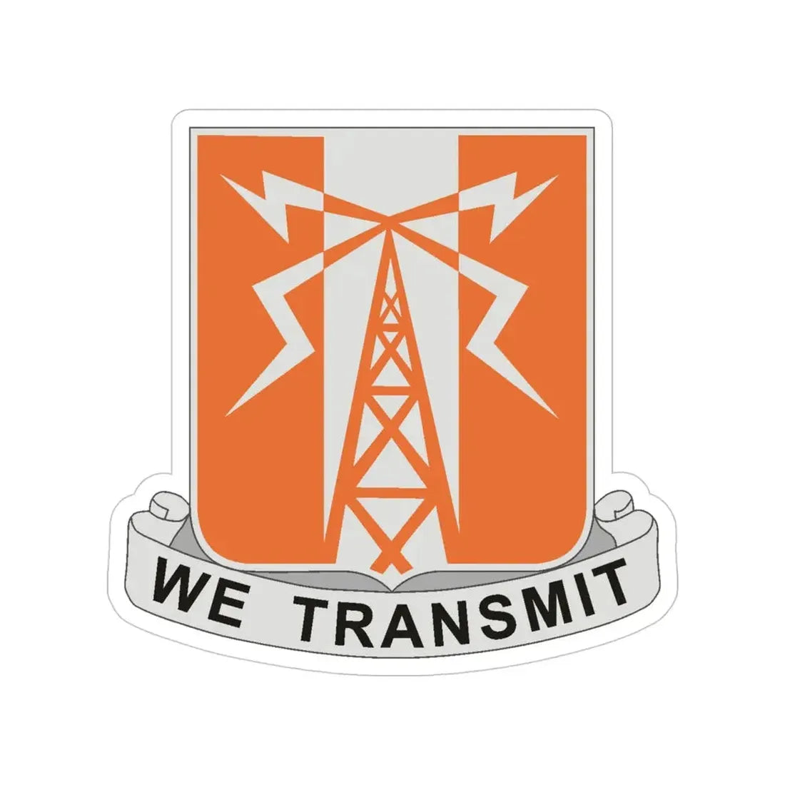 52 Signal Battalion (U.S. Army) Transparent STICKER Die-Cut Vinyl Decal - The Sticker Space