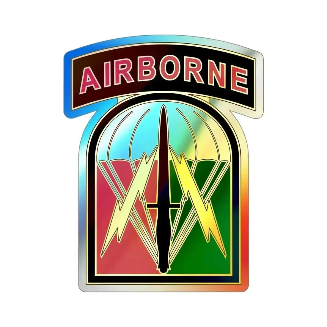 528 Sustainment Brigade 2 (U.S. Army) Holographic STICKER Die-Cut Vinyl Decal - The Sticker Space