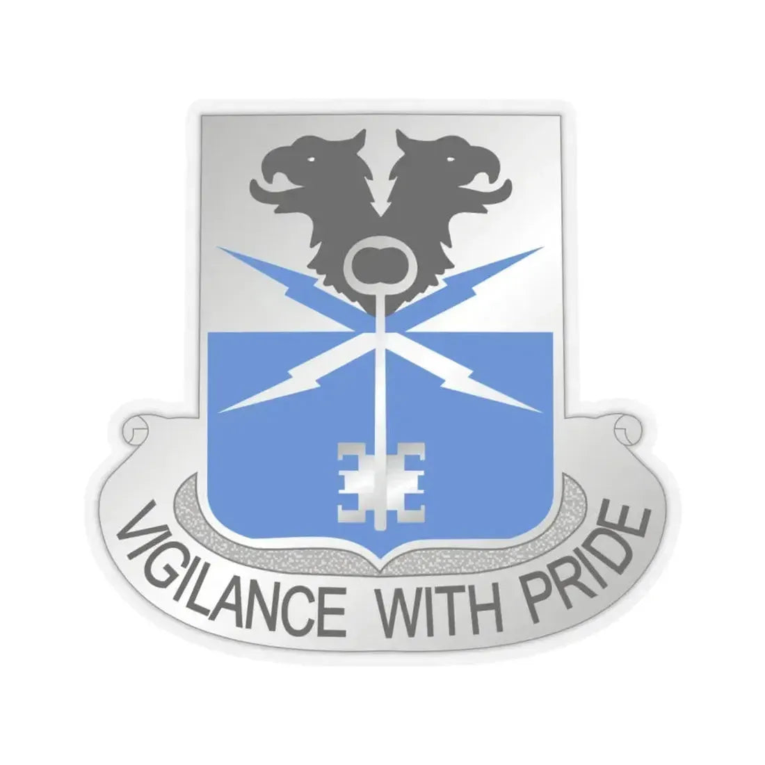 533 Military Intelligence Battalion (U.S. Army) STICKER Vinyl Kiss-Cut Decal 6 Inch Transparent - The Sticker Space