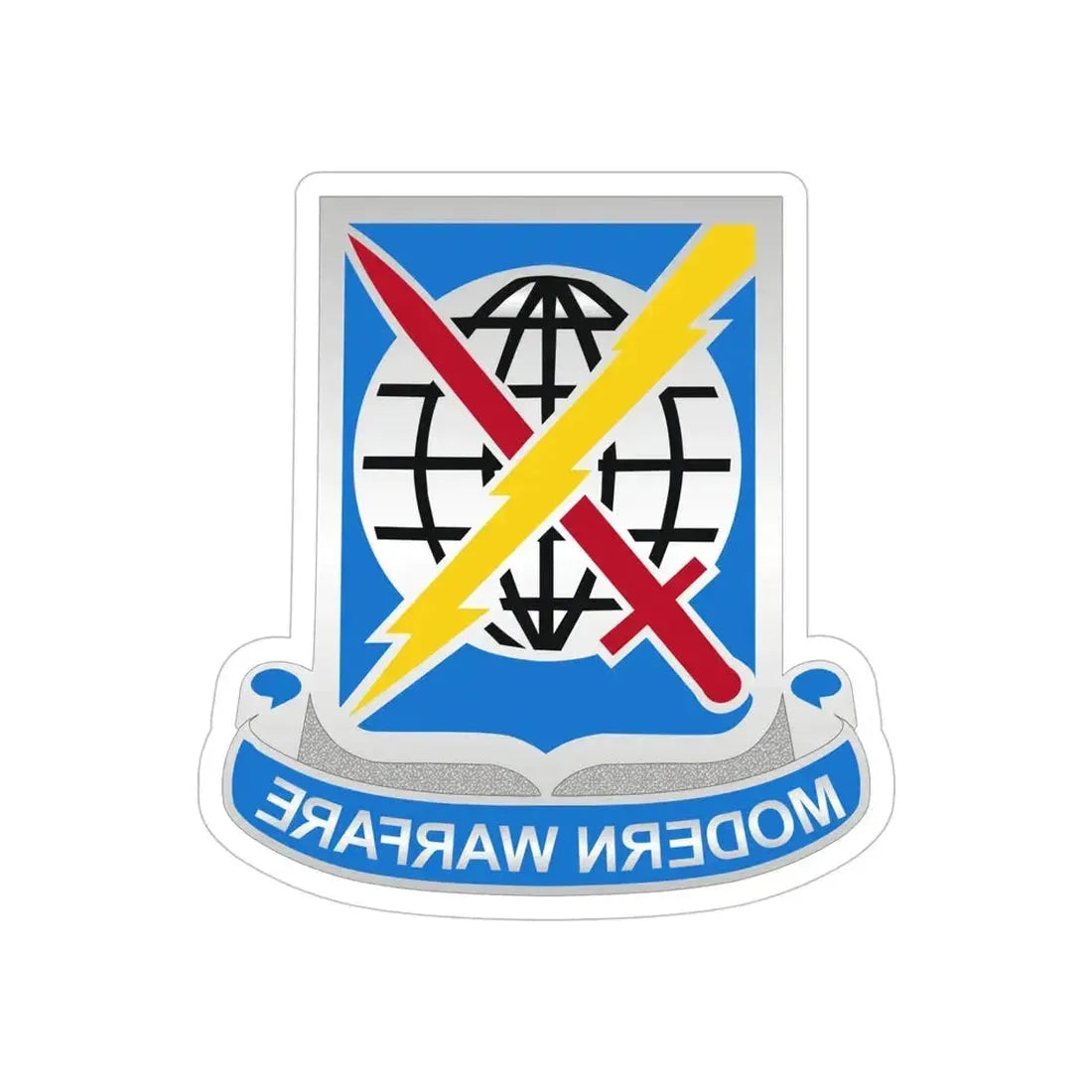 549 Military Intelligence Battalion (U.S. Army) REVERSE PRINT Transparent Die-Cut STICKER - The Sticker Space