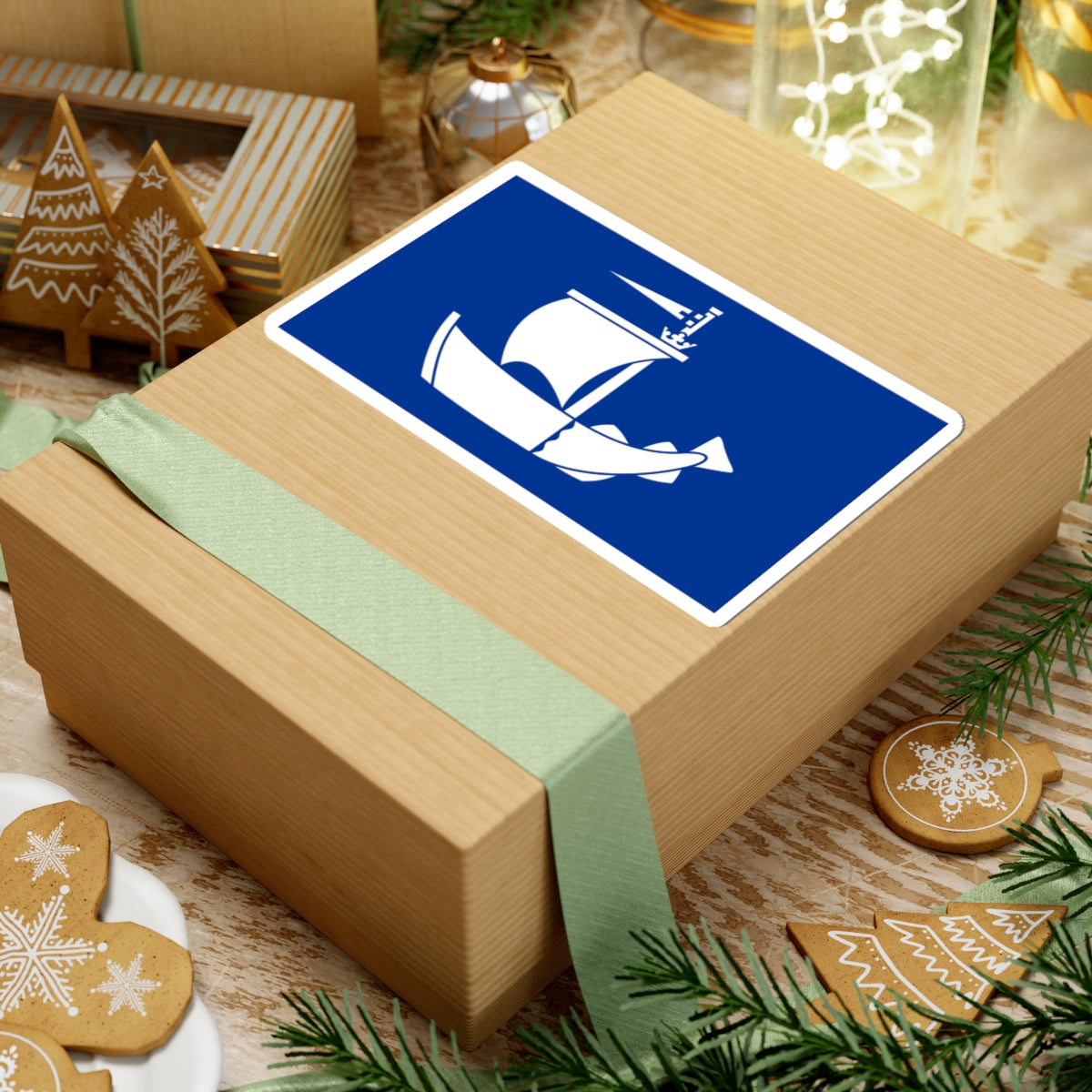 Flag of Kingston-upon-Hull (England) STICKER Vinyl Kiss-Cut Decal