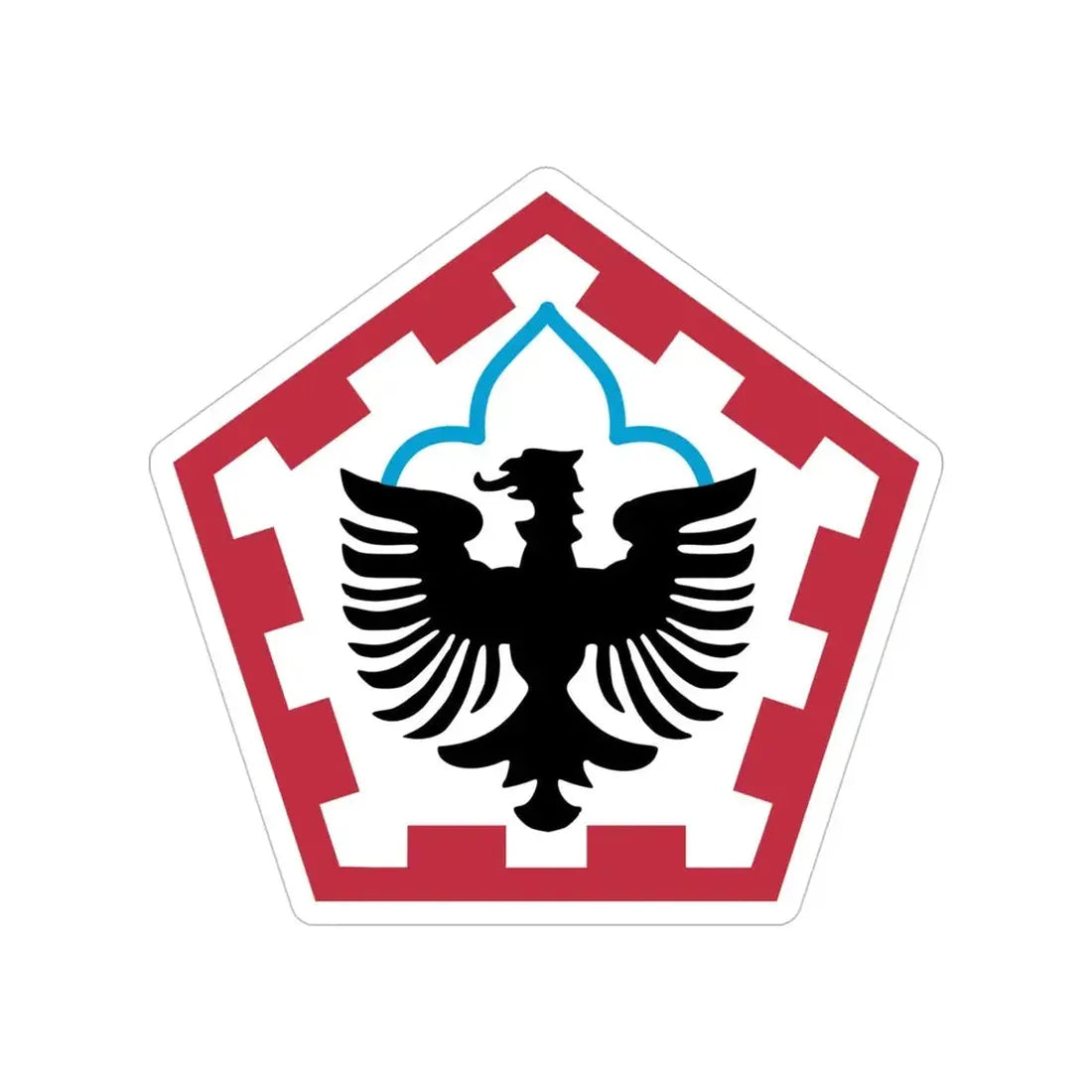 555th Engineer Brigade (U.S. Army) Transparent STICKER Die-Cut Vinyl Decal - The Sticker Space