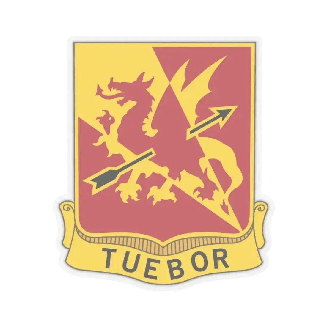 562nd Air Defense Artillery Regiment (U.S. Army) STICKER Vinyl Kiss-Cut Decal 6 Inch Transparent - The Sticker Space