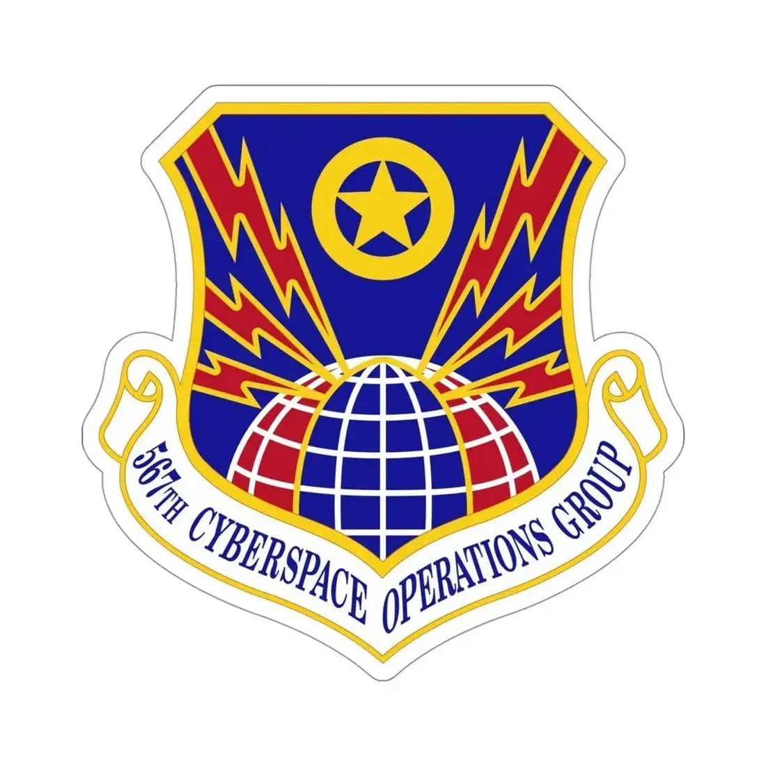 567 Cyberspace Operations Group ACC (U.S. Air Force) STICKER Vinyl Die-Cut Decal - The Sticker Space