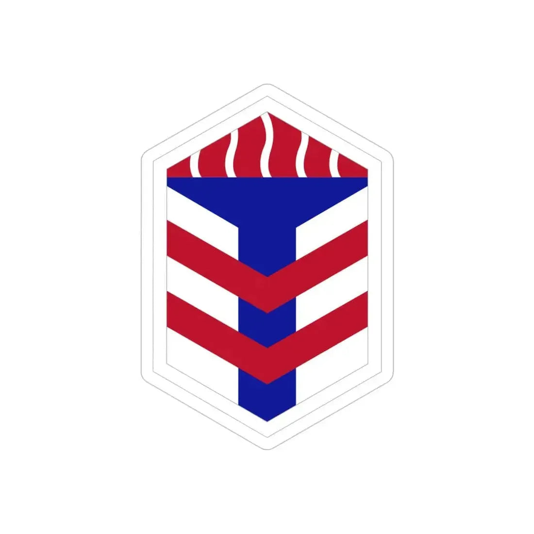 5th Armored Brigade (U.S. Army) REVERSE PRINT Transparent Die-Cut STICKER - The Sticker Space