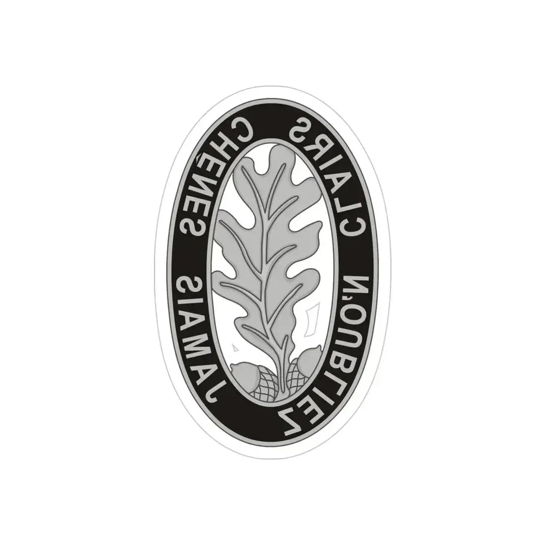 6 Engineer Battalion (U.S. Army) REVERSE PRINT Transparent Die-Cut STICKER - The Sticker Space