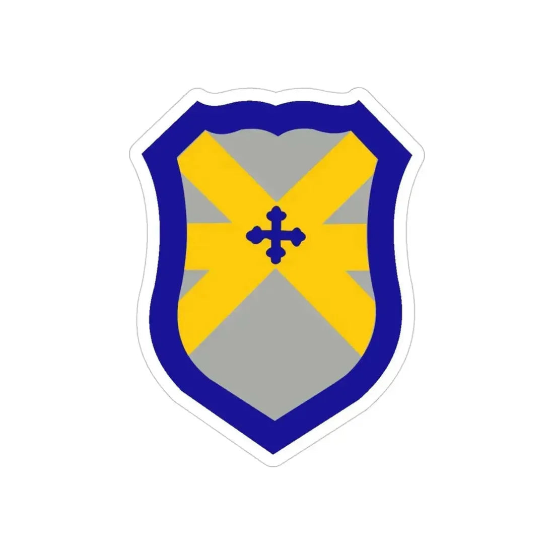 62 Cavalry Division (U.S. Army) REVERSE PRINT Transparent Die-Cut STICKER - The Sticker Space