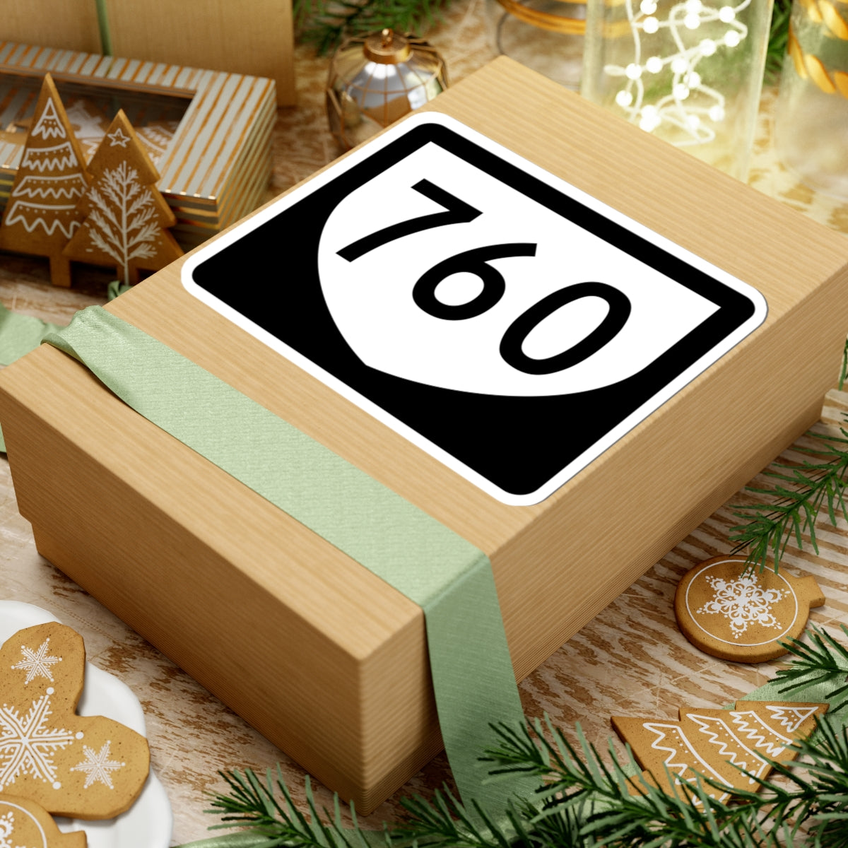 PR urban primary 760 (Puerto Rico) (Road Sign) STICKER Vinyl Kiss-Cut Decal