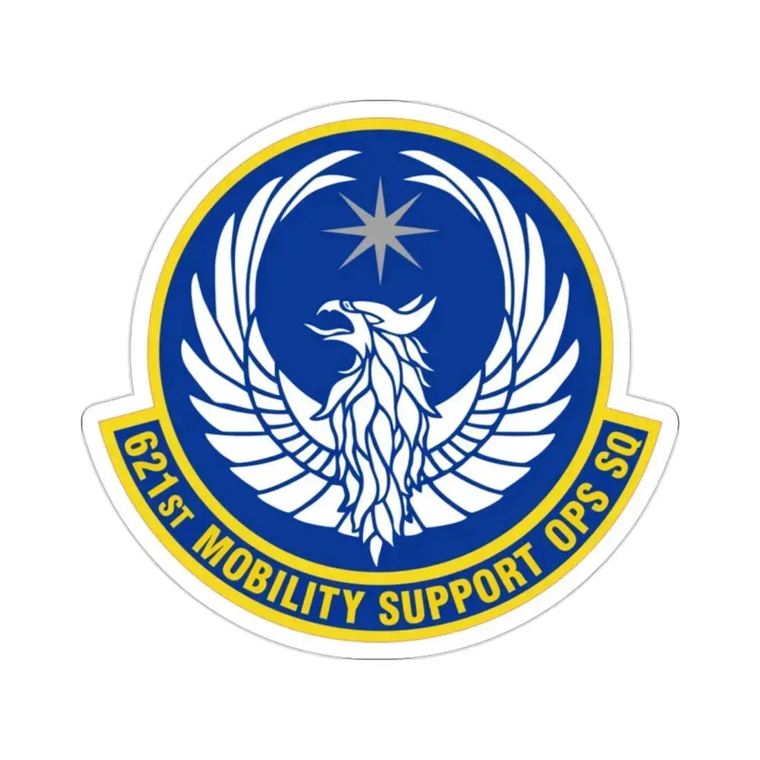 621 Mobility Support Operations Squadron AMC (U.S. Air Force) STICKER Vinyl Die-Cut Decal - The Sticker Space