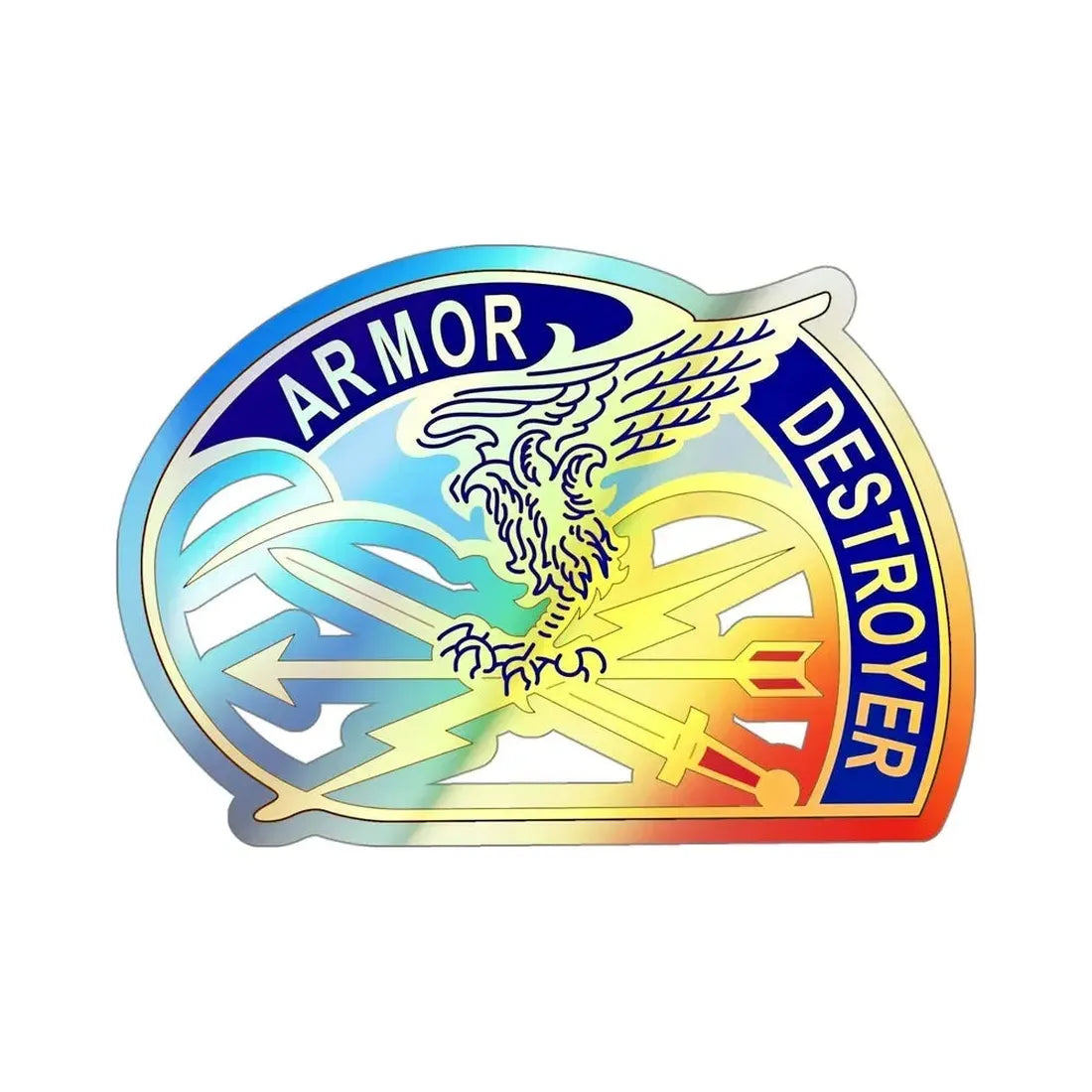 635 Aviation Group (U.S. Army) Holographic STICKER Die-Cut Vinyl Decal - The Sticker Space