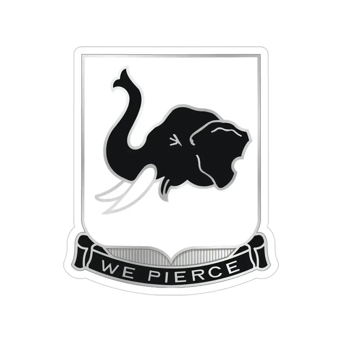 64 Armor Regiment (U.S. Army) Transparent STICKER Die-Cut Vinyl Decal - The Sticker Space