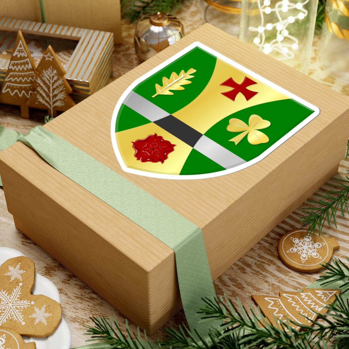 Bakkefean wapen (Netherlands) (Coat of Arms) STICKER Vinyl Kiss-Cut Decal