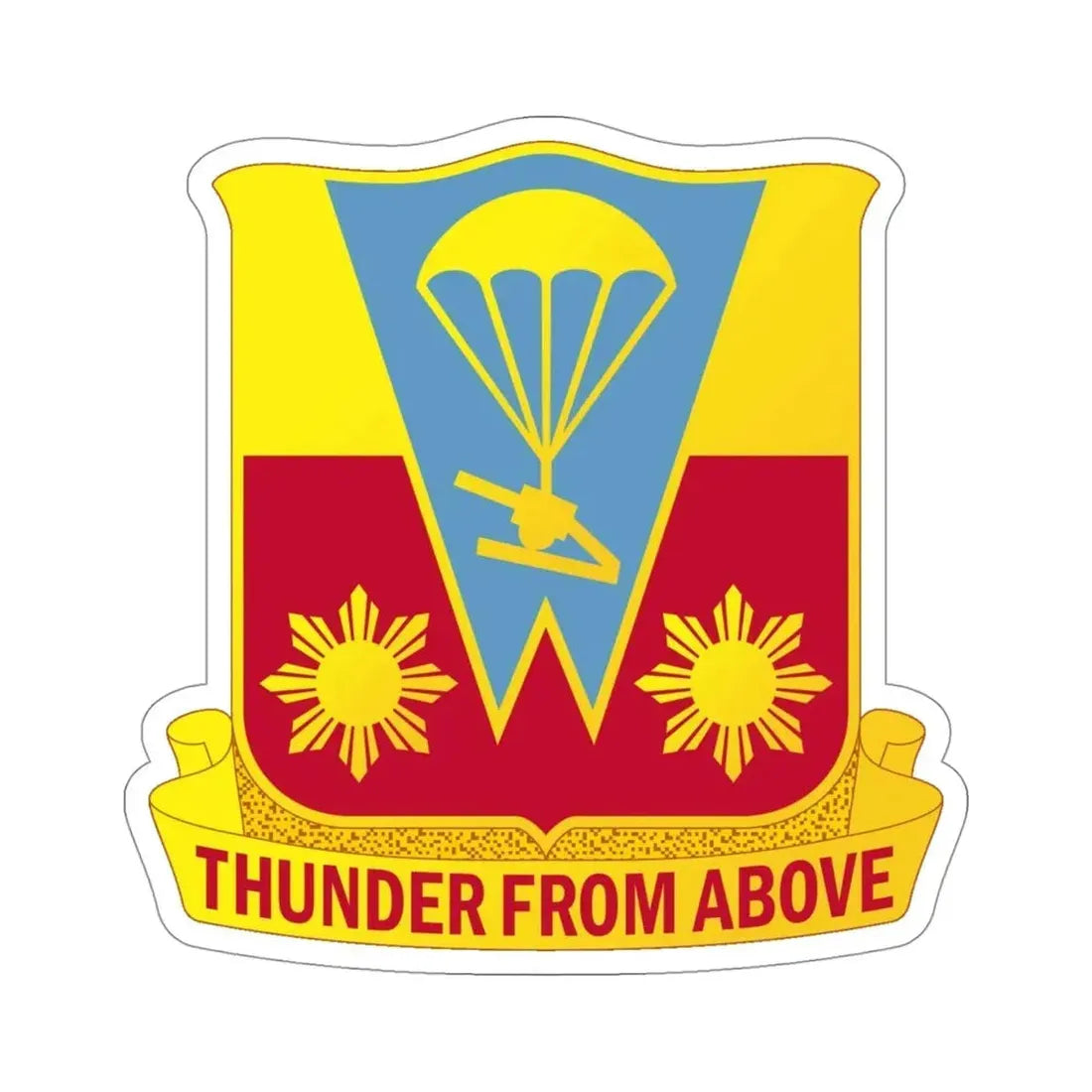 674th Airborne Field Artillery Battalion (U.S. Army) STICKER Vinyl Die-Cut Decal - The Sticker Space
