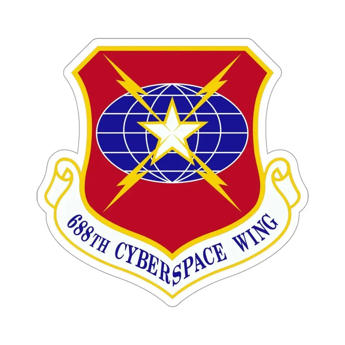 688 Cyberspace Wing ACC (U.S. Air Force) STICKER Vinyl Die-Cut Decal - The Sticker Space