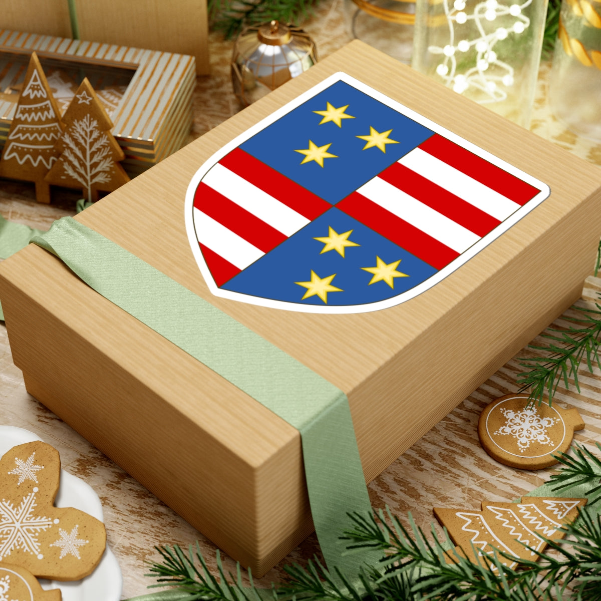 Arms of the County of Celje (Slovenia) (Coat of Arms) STICKER Vinyl Kiss-Cut Decal