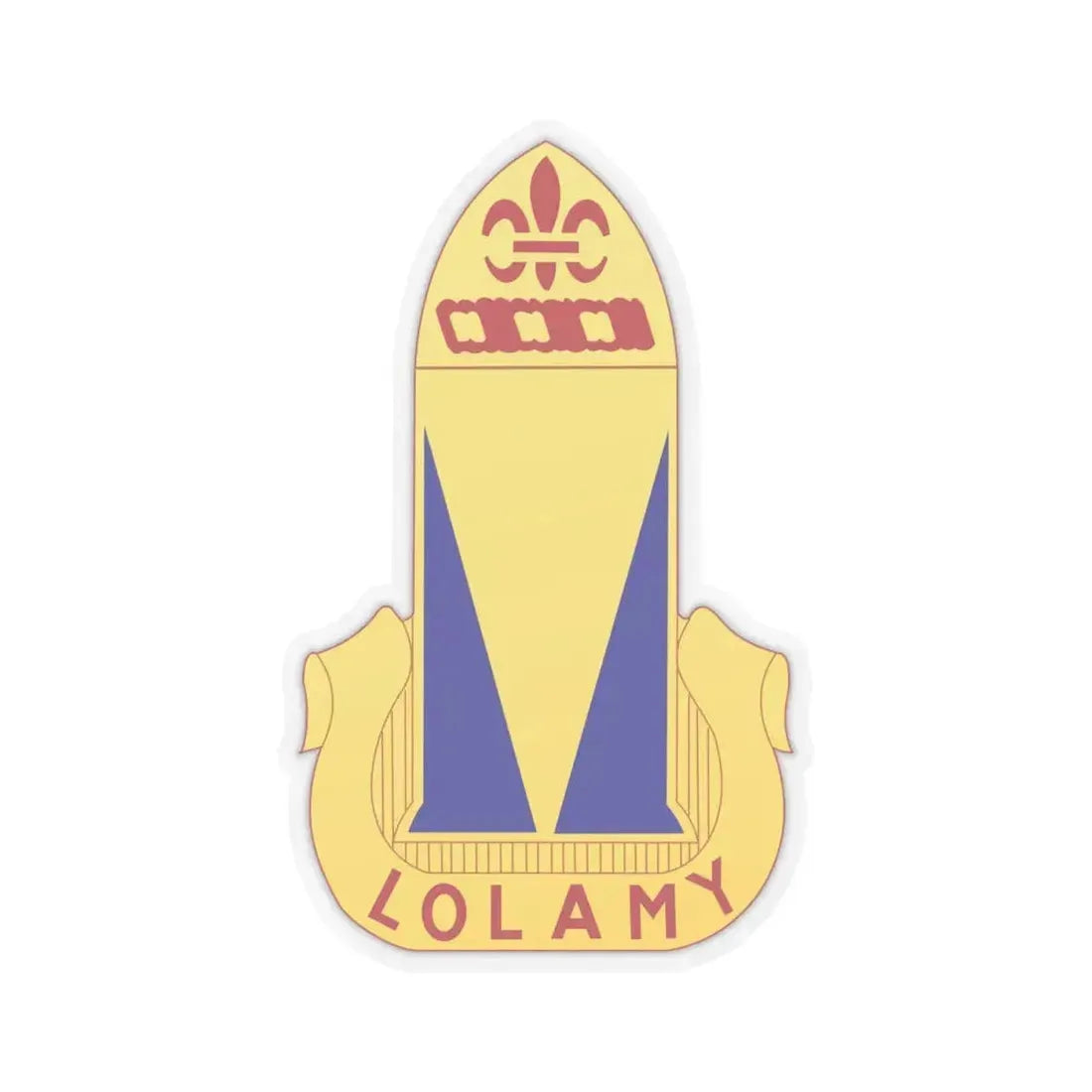 68th Air Defense Artillery Regiment (U.S. Army) STICKER Vinyl Kiss-Cut Decal 4 Inch Transparent - The Sticker Space