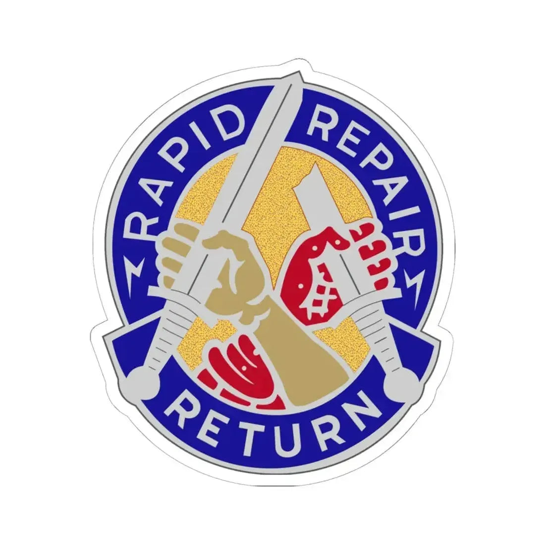 69 Maintenance Battalion (U.S. Army) STICKER Vinyl Kiss-Cut Decal 6 Inch White - The Sticker Space