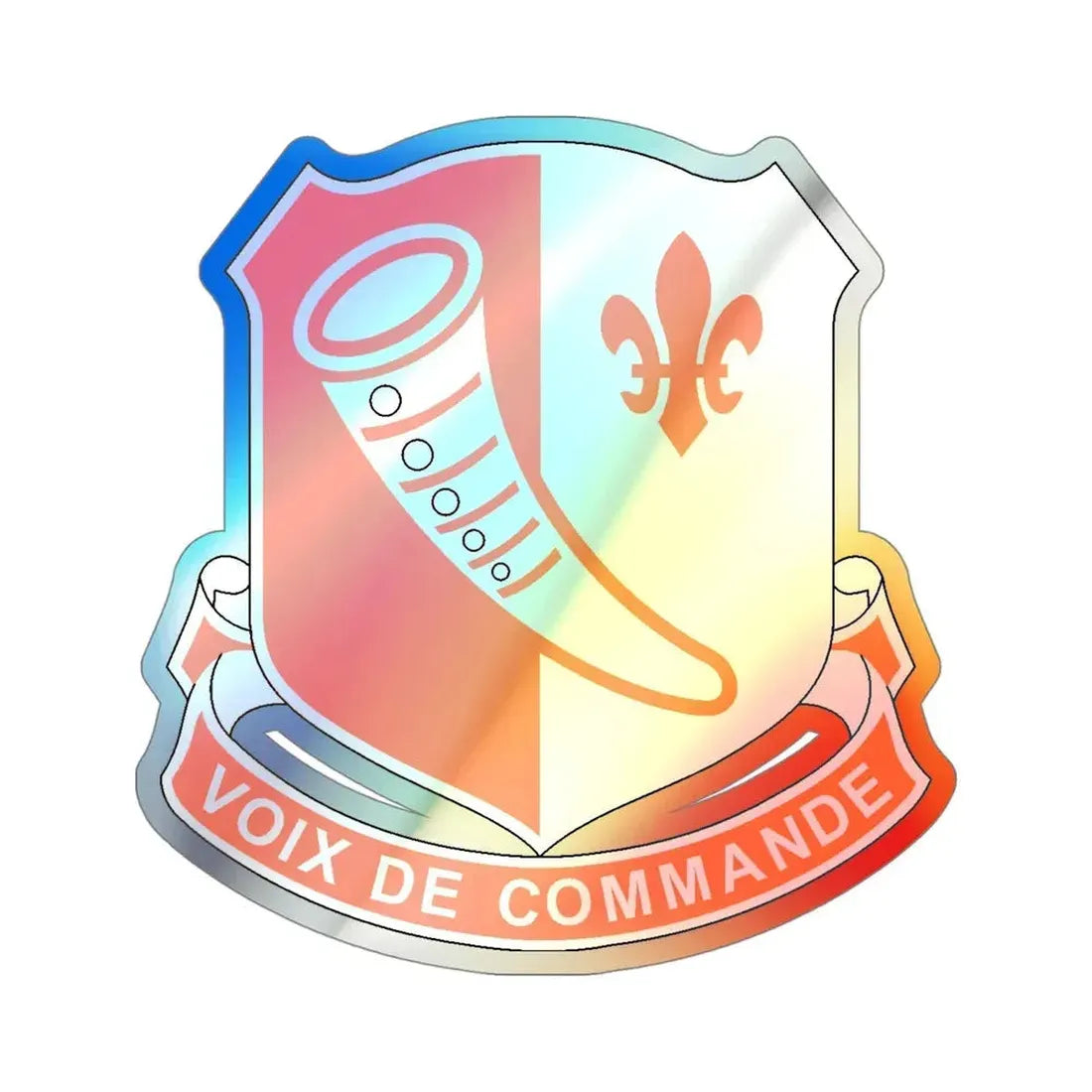 69 Signal Battalion (U.S. Army) Holographic STICKER Die-Cut Vinyl Decal - The Sticker Space