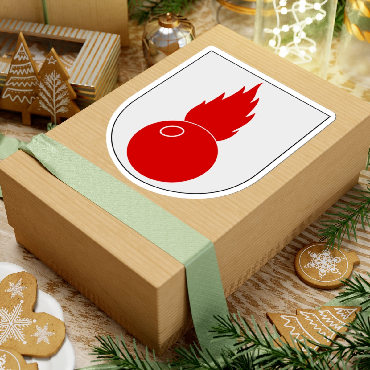 Artilleriregementet 92. artilleribataljonens stab vapen (Sweden) (Coat of Arms) STICKER Vinyl Kiss-Cut Decal